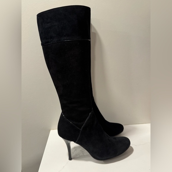 RSVP Sued Heeled Boots - Picture 8 of 16